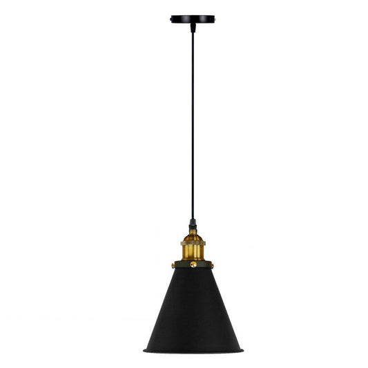 Vintage Retro Ceiling Corn Pendant Light Shade gold holder ~2887