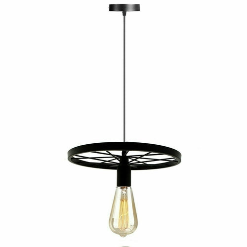 Retro Wheel Pendant Light –  E27 Base ~2245