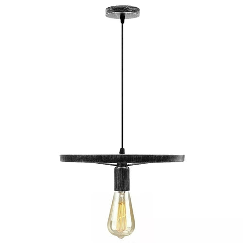 Retro Wheel Pendant Light –  E27 Base ~2245