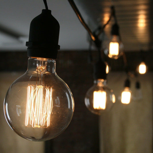 Industrial Light Bulb G95 Edison E27 4W Filament Warm White 2700K~2272
