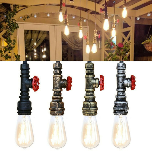 Chandelier Ceiling Light Water Pipe E27 Loft Pendant Light ~2575