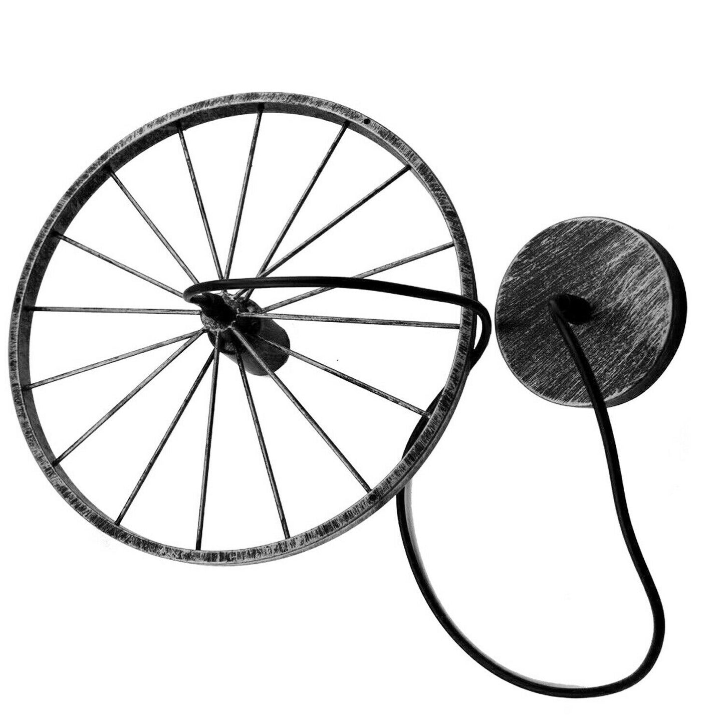 Retro Wheel Pendant Light –  E27 Base ~2245