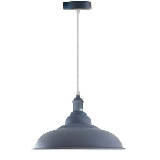 Grey colour Modern Industrial Retro Lamp Shade Pendant Light~1644