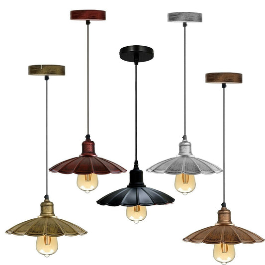 Vintage Industrial Pendant Light Hanging Retro Lamp ~5935