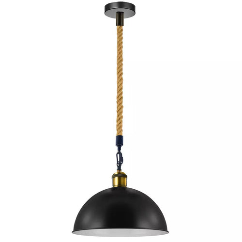 Metal Ceiling Pendant Light Modern Hemp Hanging Retro Lamps~1641