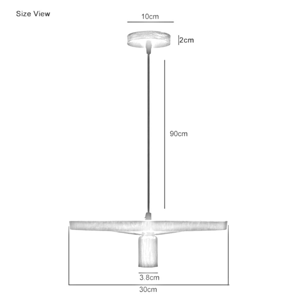 Retro Wheel Pendant Light –  E27 Base ~2245
