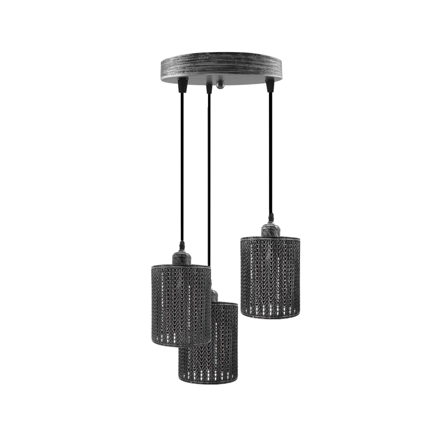 Brass Three Pendant Light Fixture~3987-3